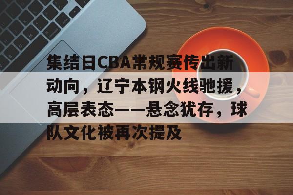 九游电脑版-包含集结日CBA常规赛传出新动向，辽宁本钢火线驰援，高层表态——悬念犹存，球队文化被再次提及的词条